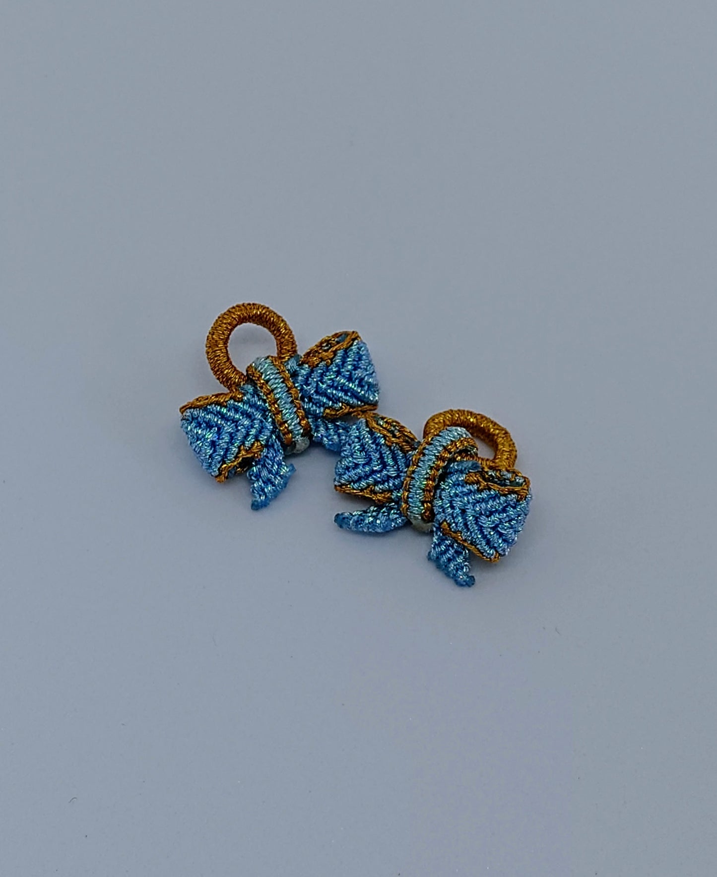 Light blue bow