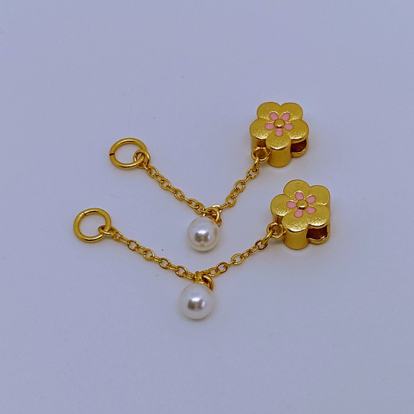 Golden Sakura with pearl