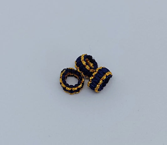 Fastener Royal Blue Gold